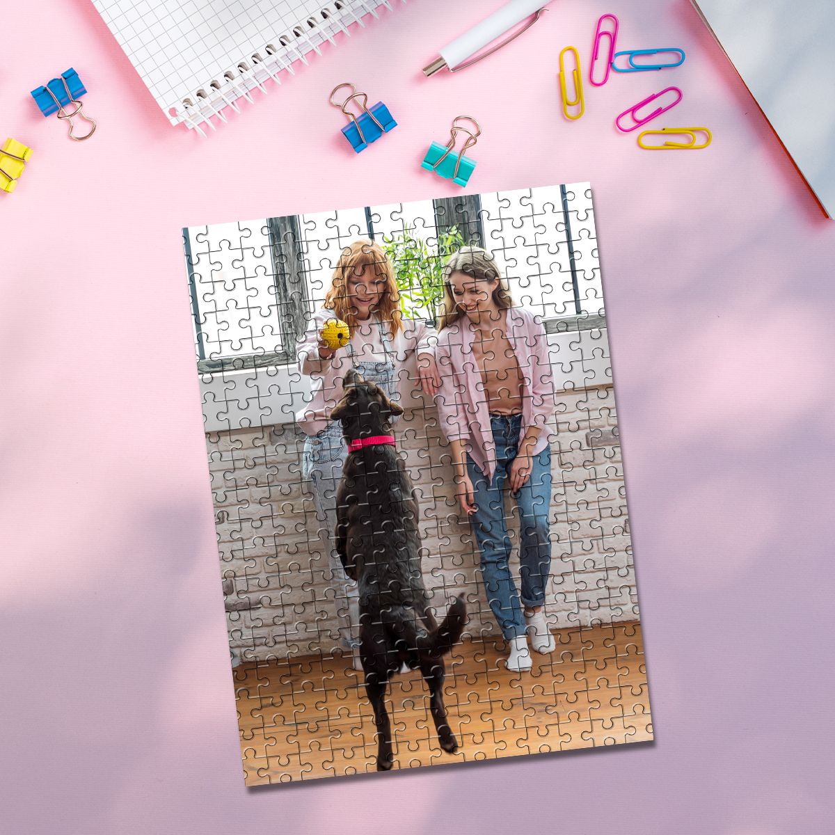 Pet Portrait Custom - 35/150/300/500/1000pcs Personalized Custom Photo Puzzle Pet