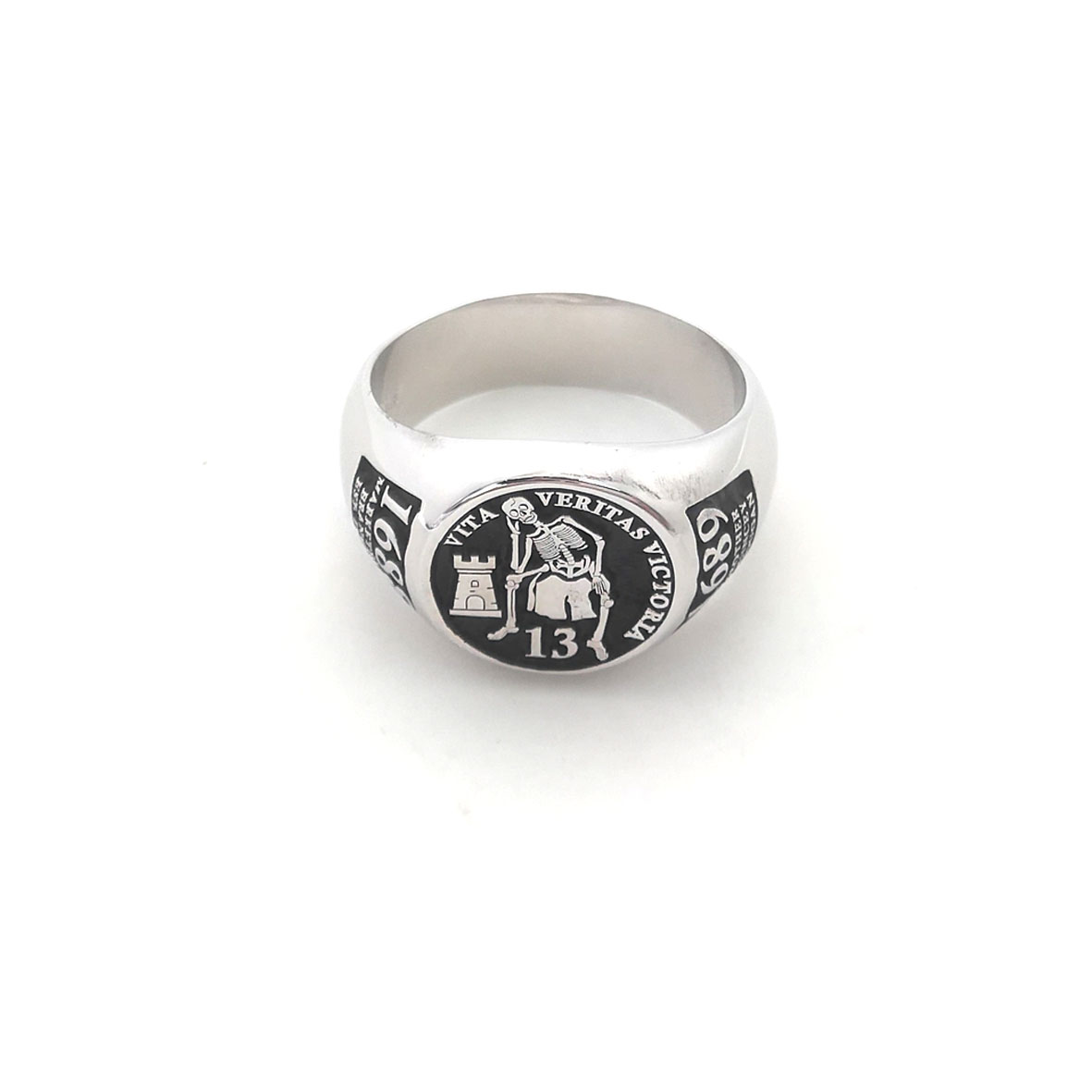 Custom Engraved 17mm Round Top - Initial Ring Custom 리뷰 및 가격
