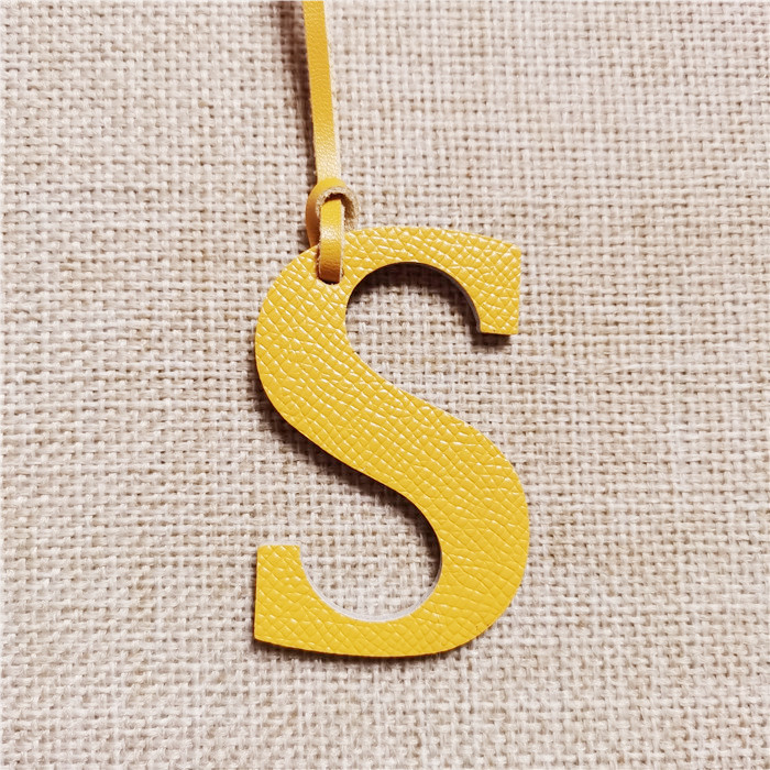 English Letter O P Q R S T Alp - Monogram Keychain Leather 리뷰 및 가격