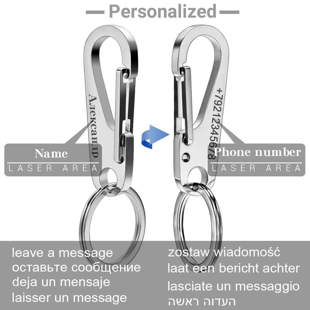 304 Stainless Steel Keyring Pe - Initial Ring Custom 리뷰 및 가격