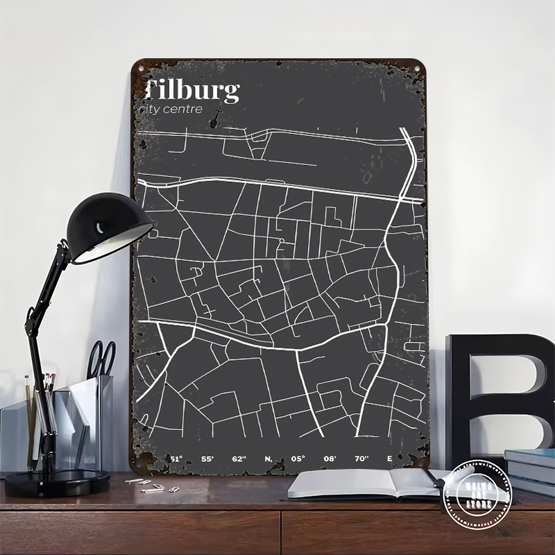 Tilburg City Centre Map Printe - Custom Map Poster 리뷰 및 가격