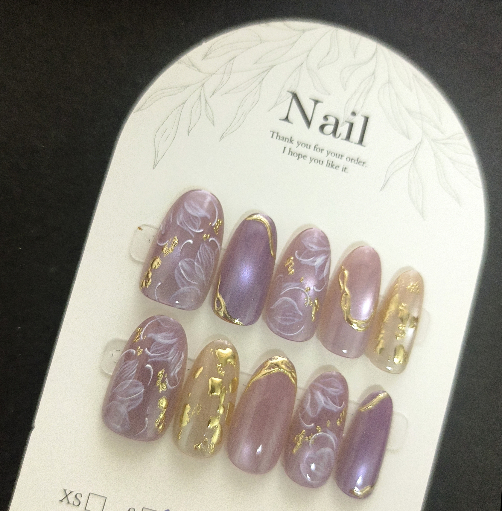 10pcs Handmade Press On Nails  - Pressed Flower Art 리뷰 및 가격