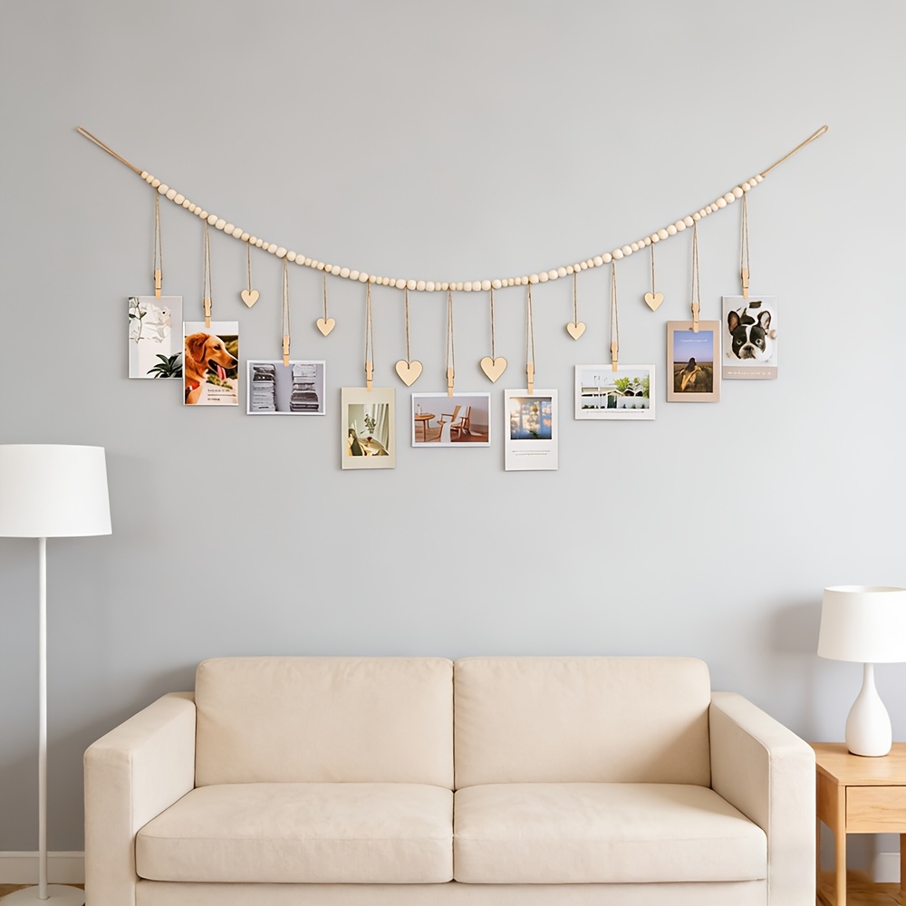 Hanging Photo Display Wall Dec - Engraved Wood Frame 리뷰 및 가격