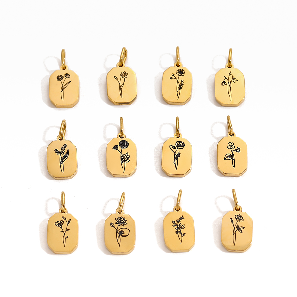 Chic Hot Sale Birth Month Crys - Birth Flower Necklace 리뷰 및 가격