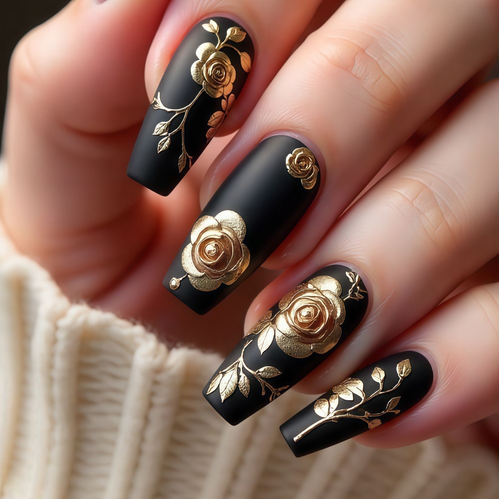 3D fake nails for women girls  - Pressed Flower Art 리뷰 및 가격