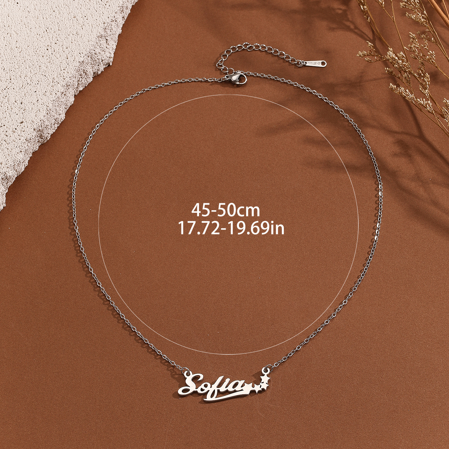 Stainless Steel Star Letter Pe - Name Necklace Custom 리뷰 및 가격