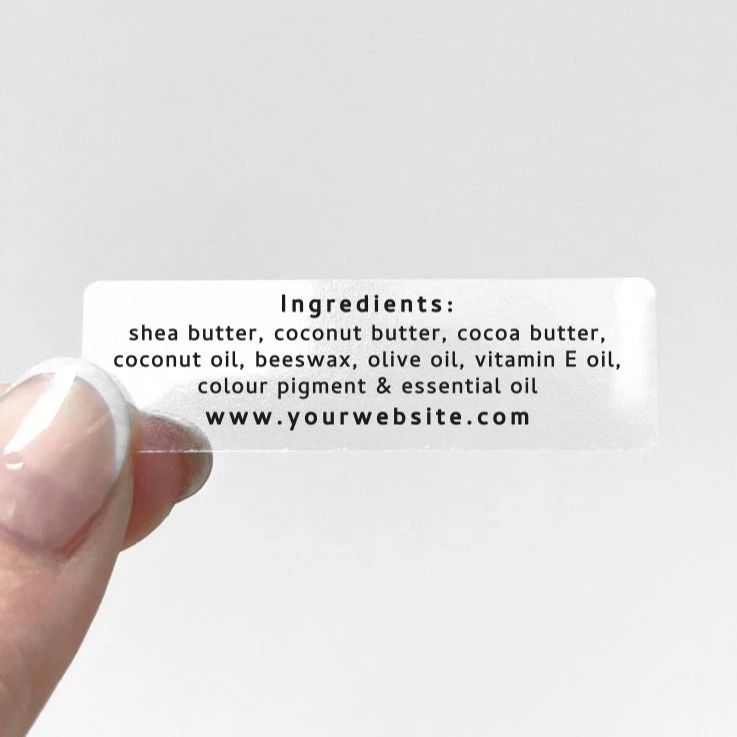 Custom Transparent Sticker Per - Personalised Candle Label 리뷰 및 가격