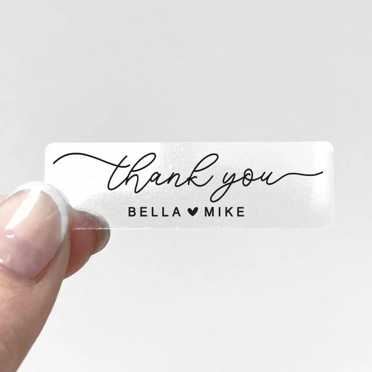 Custom Transparent Sticker Per - Personalised Candle Label 리뷰 및 가격