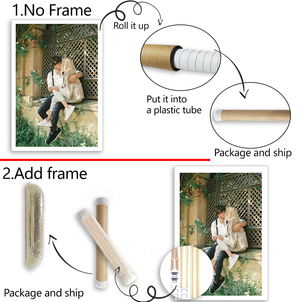 1 Pc Customized Photos on Canv - Engraved Wood Frame 리뷰 및 가격