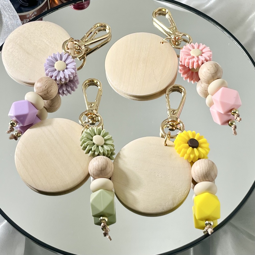 Creative Bamboo Pendant Keycha - Initial Ring Custom 리뷰 및 가격
