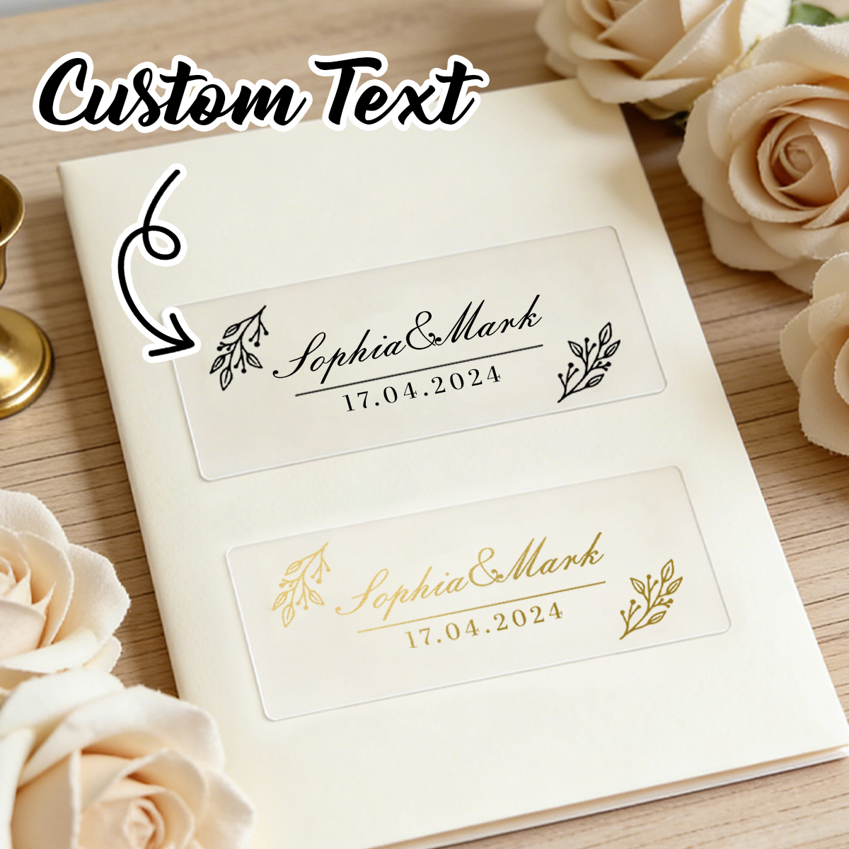 30-300Pcs Custom Wedding Stick - Personalised Candle Label 리뷰 및 가격