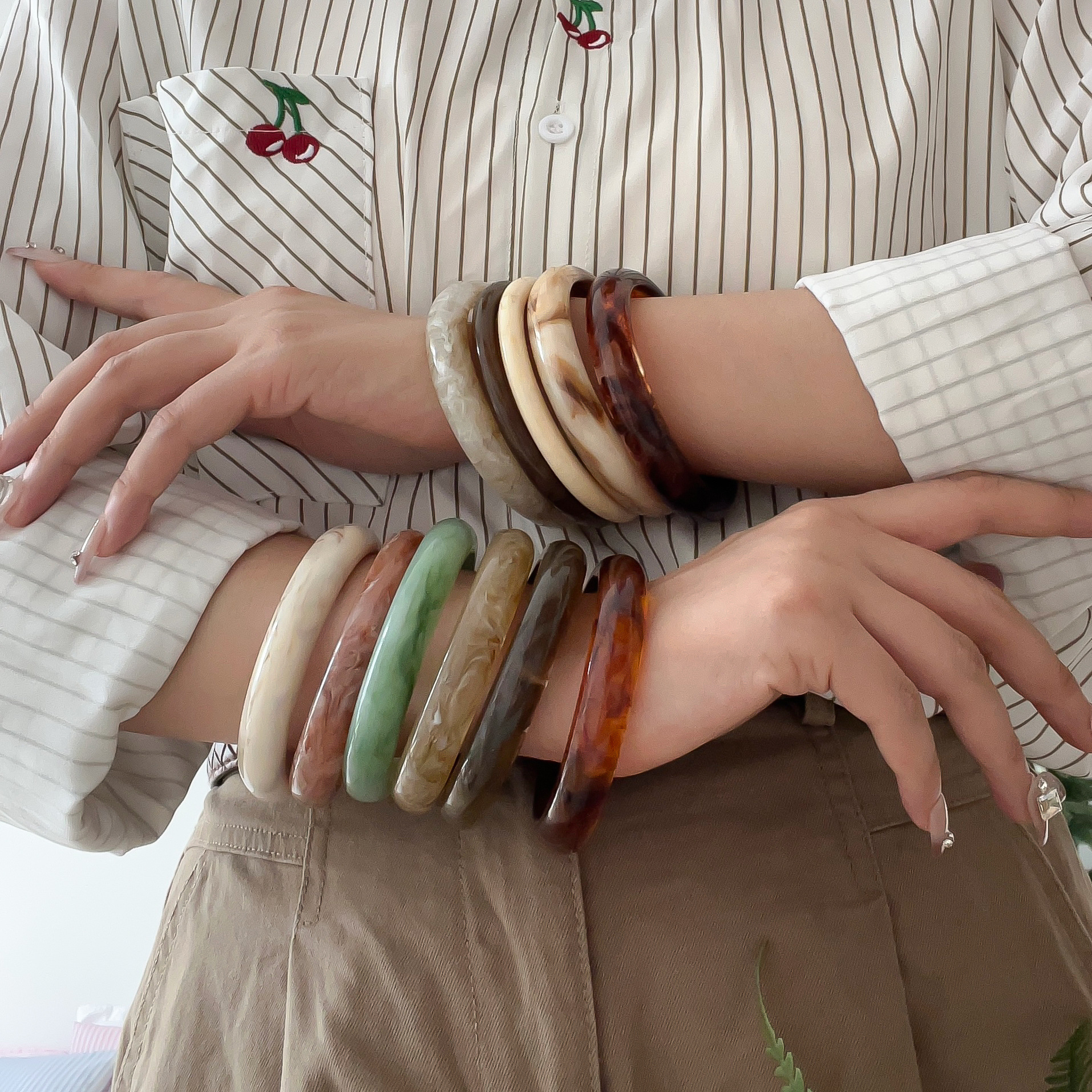 Smudged Resin Fine Bracelets f - Coordinates Bracelet 리뷰 및 가격