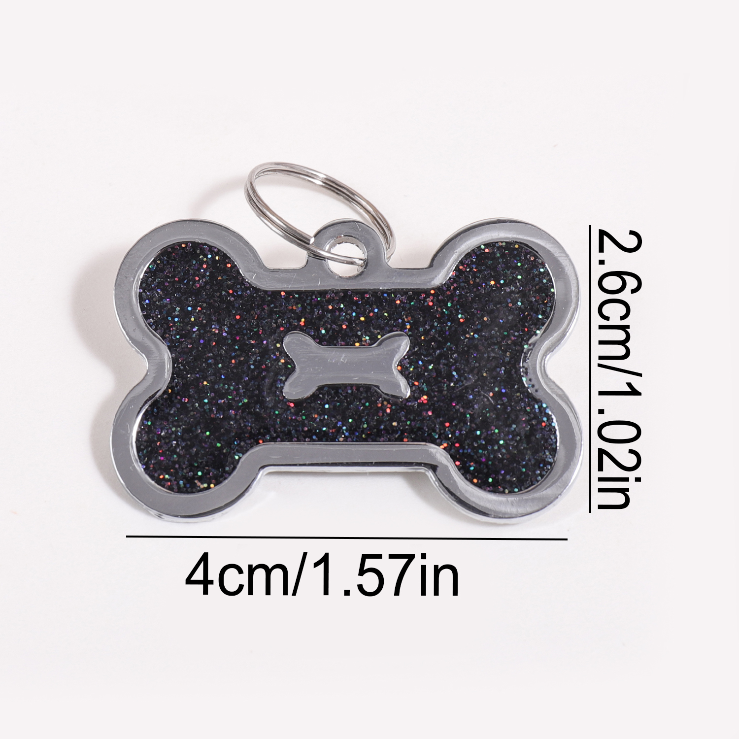 Glitter Custom Text Dog Tags C - Pet Portrait Custom 리뷰 및 가격