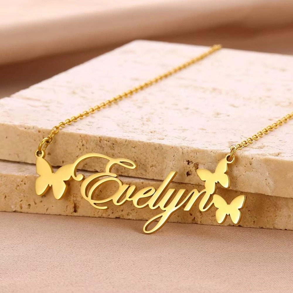 Custom Name Necklace Personali - Birth Flower Necklace 리뷰 및 가격
