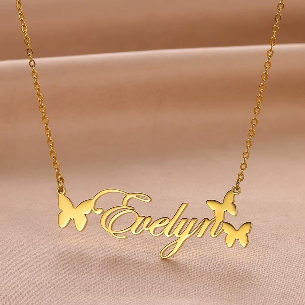 Custom Name Necklace Personali - Birth Flower Necklace 리뷰 및 가격