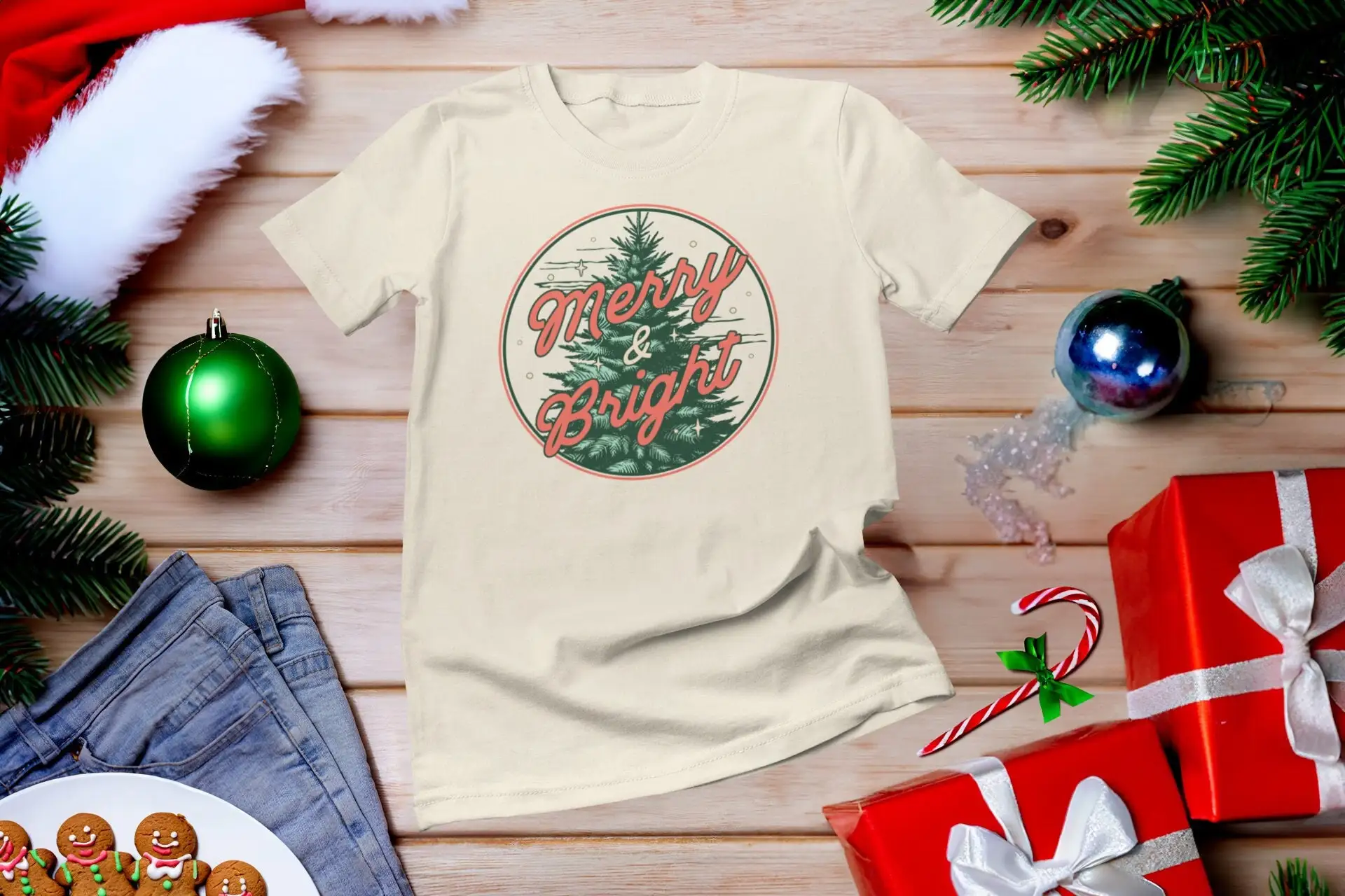 Merry and BrighT T Shirt Trees - Family Tree Print 리뷰 및 가격