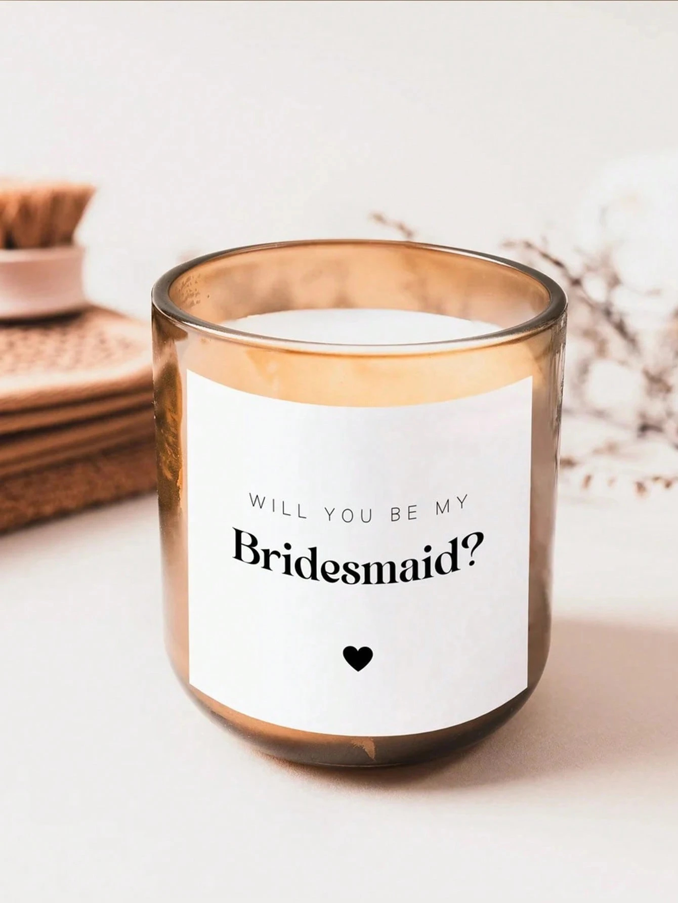 Custom Candle Label Will You B - Personalised Candle Label 리뷰 및 가격