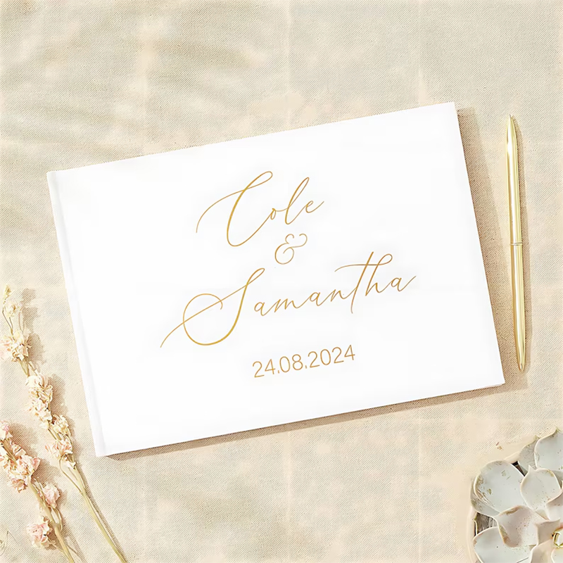 Personalized Guest Book for We - Custom Photo Book 리뷰 및 가격