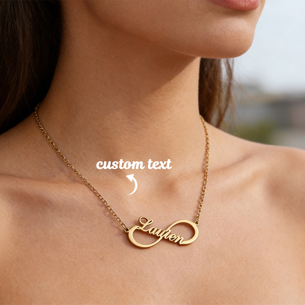 Custom Name Infinity Necklaces - Name Necklace Custom 리뷰 및 가격