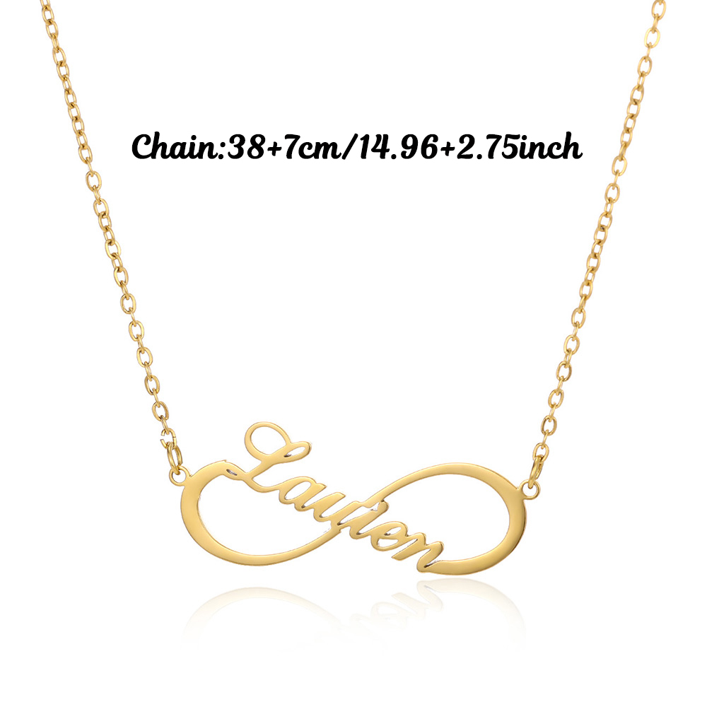 Custom Name Infinity Necklaces - Name Necklace Custom 리뷰 및 가격