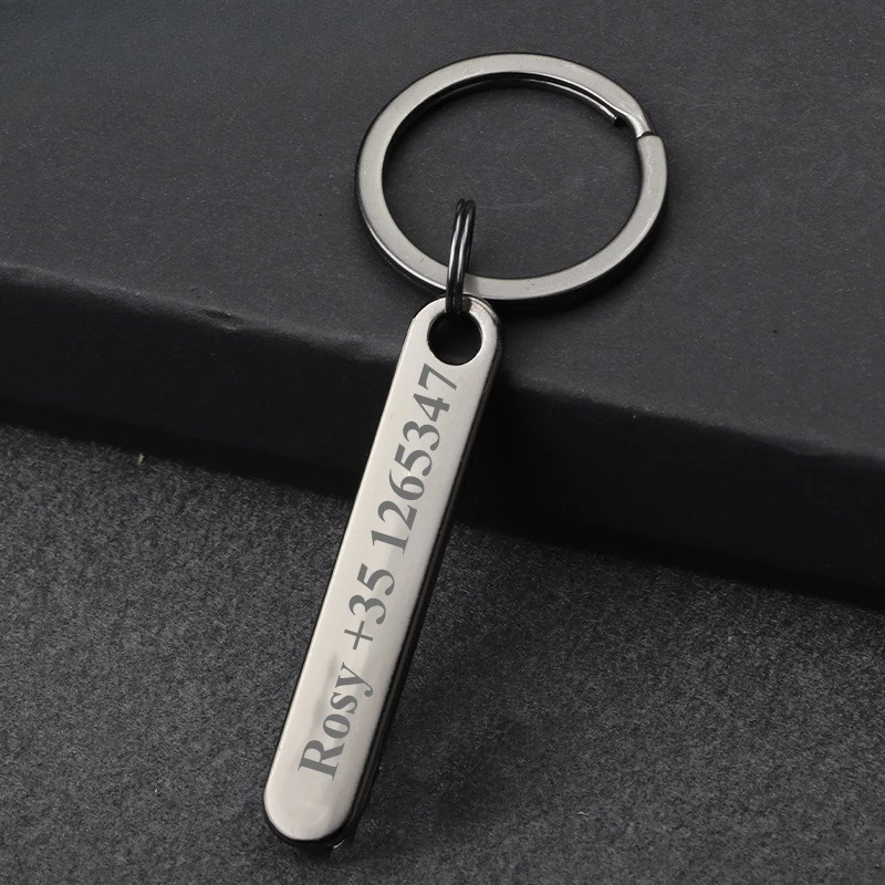 Custom Keychain with Free Engr - Initial Ring Custom 리뷰 및 가격