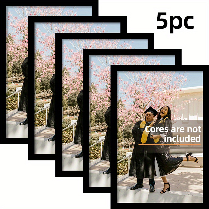 5-Piece Set A4 Black Wooden Ph - Engraved Wood Frame 리뷰 및 가격