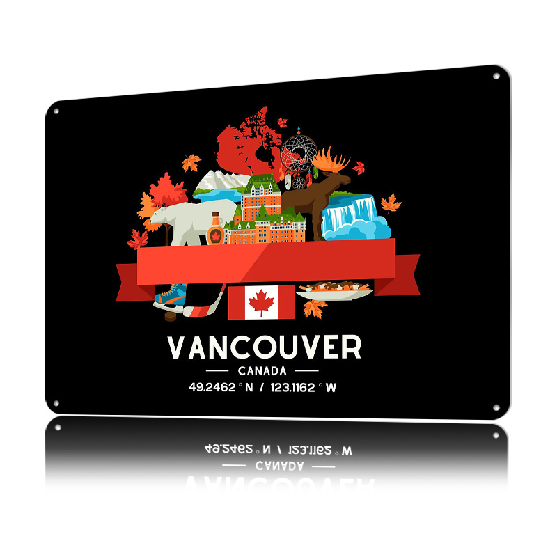 Vancouver City Map Printed Pos - Custom Map Poster 리뷰 및 가격