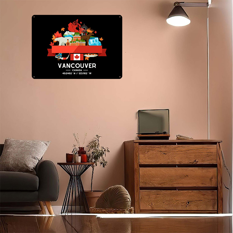 Vancouver City Map Printed Pos - Custom Map Poster 리뷰 및 가격