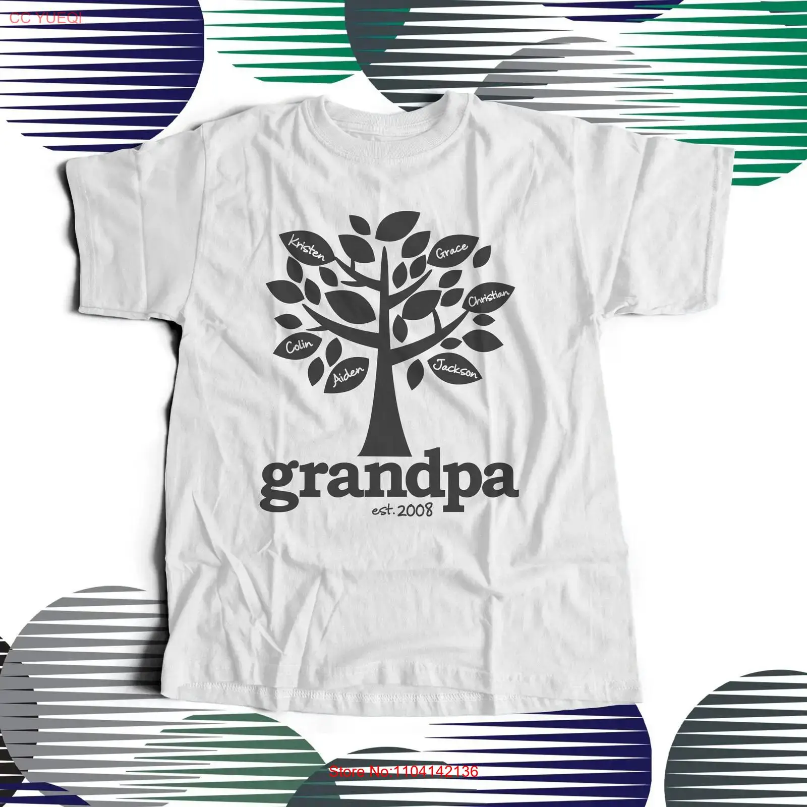 Grandpa shirt family tree esta - Family Tree Print 리뷰 및 가격