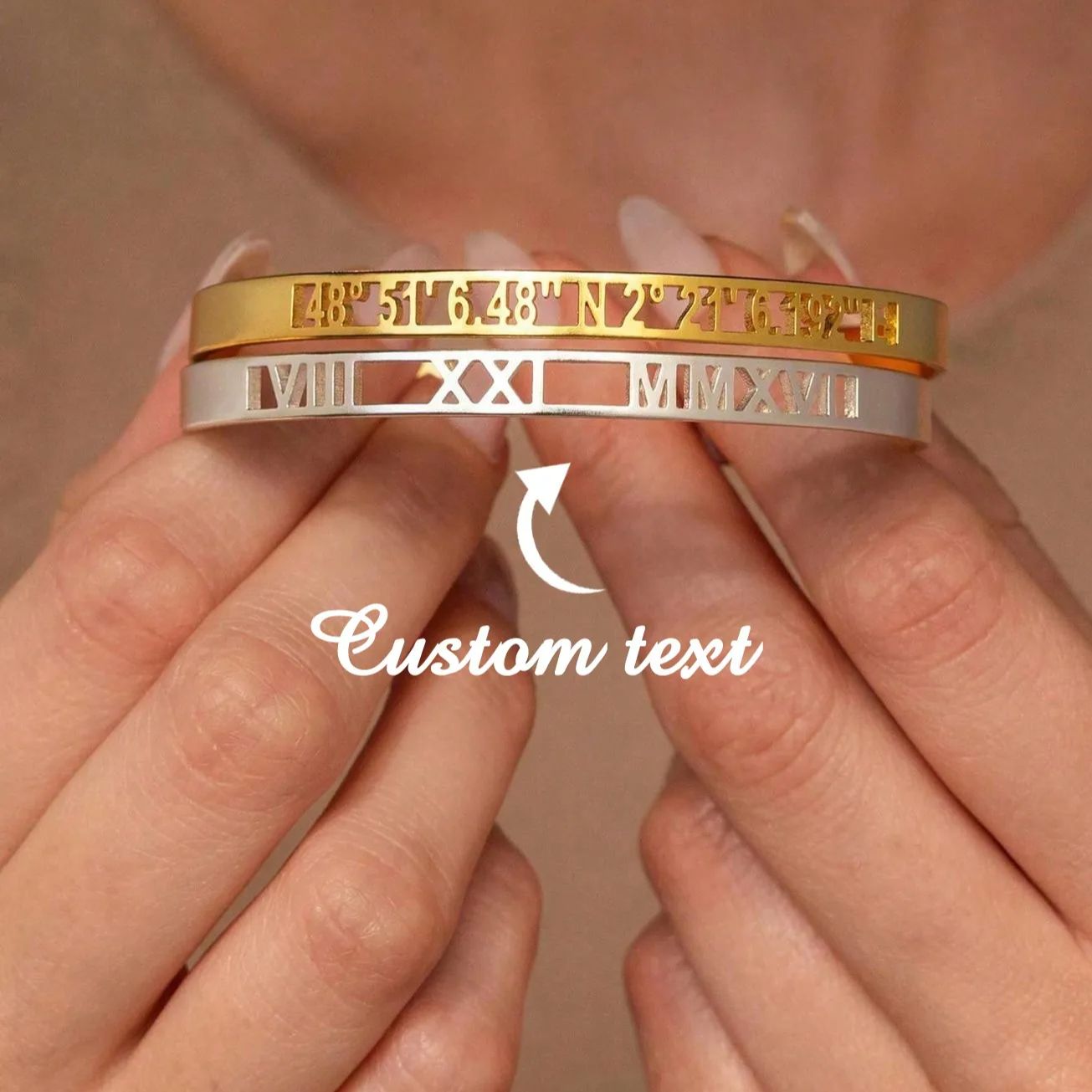 Custom Date Coordinate Roman N - Coordinates Bracelet 리뷰 및 가격