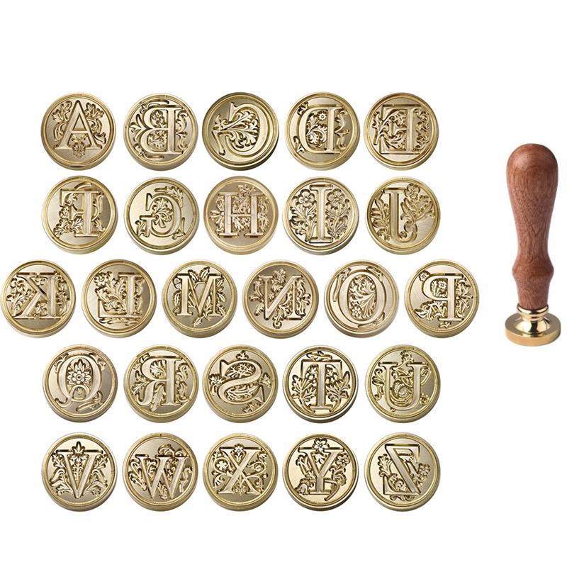 A-Z Vintage Sealed Wax Stamp H - Wax Seal Letter Kit 리뷰 및 가격