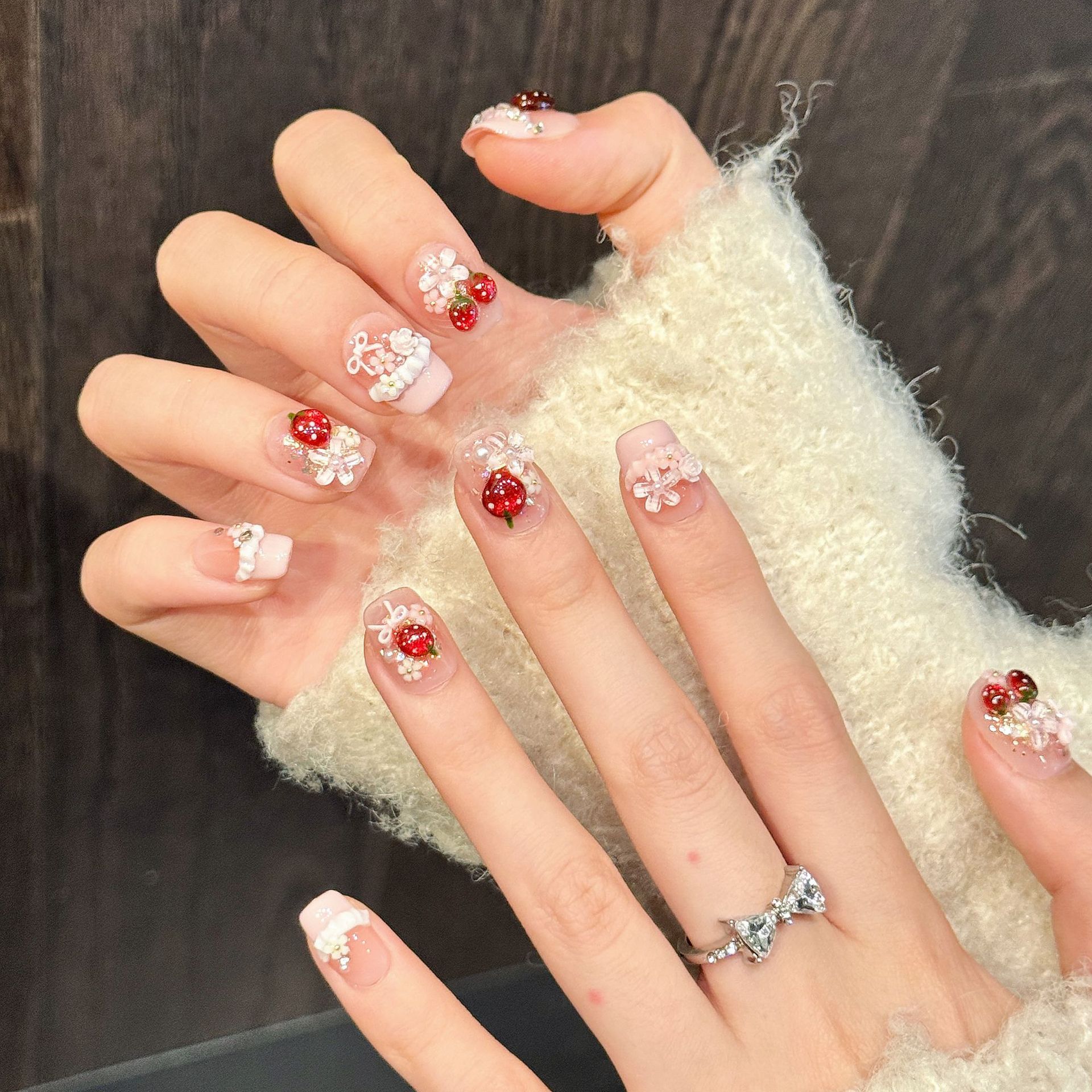 10pcs Cute Red Strawberry Pres - Pressed Flower Art 리뷰 및 가격