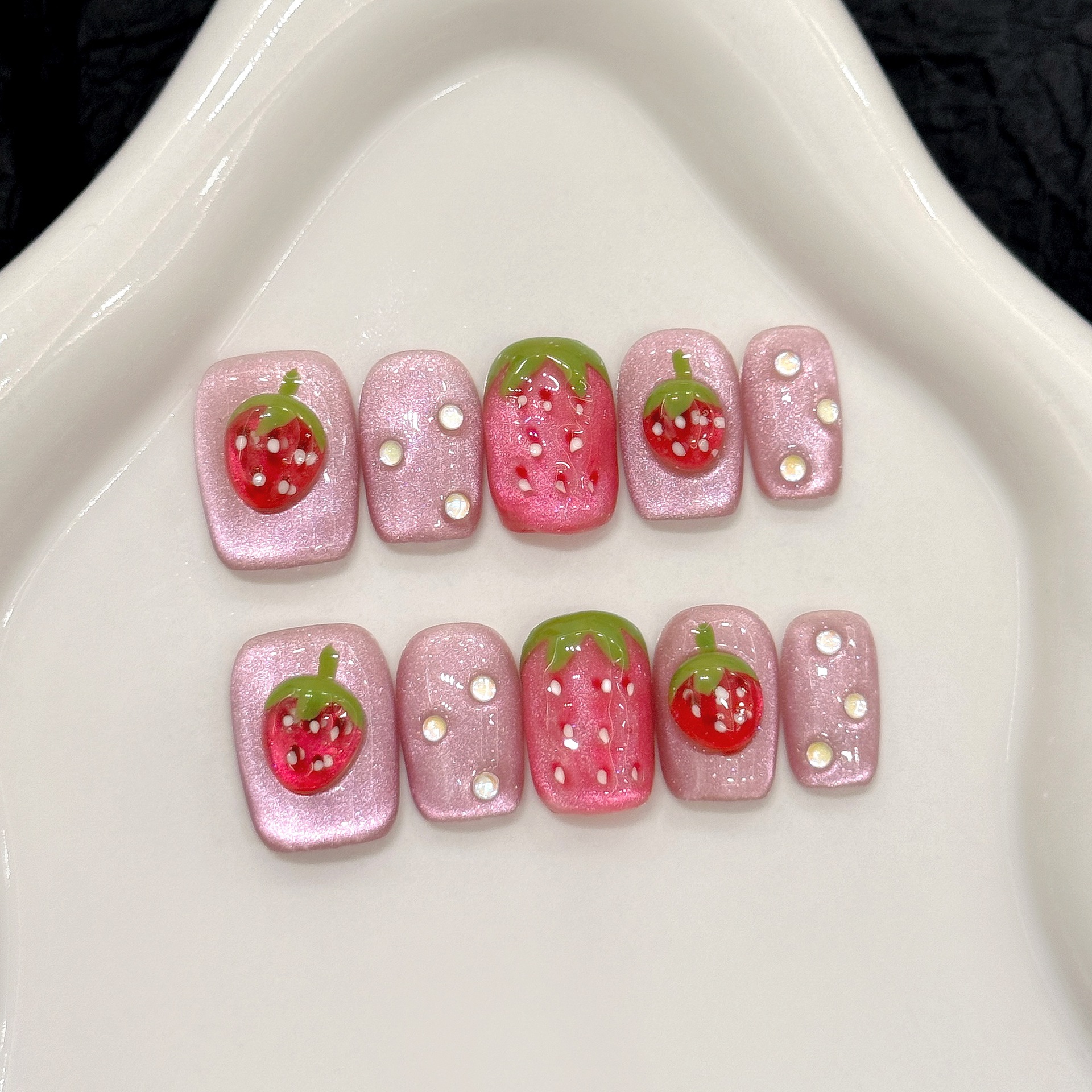 10pcs Cute Red Strawberry Pres - Pressed Flower Art 리뷰 및 가격
