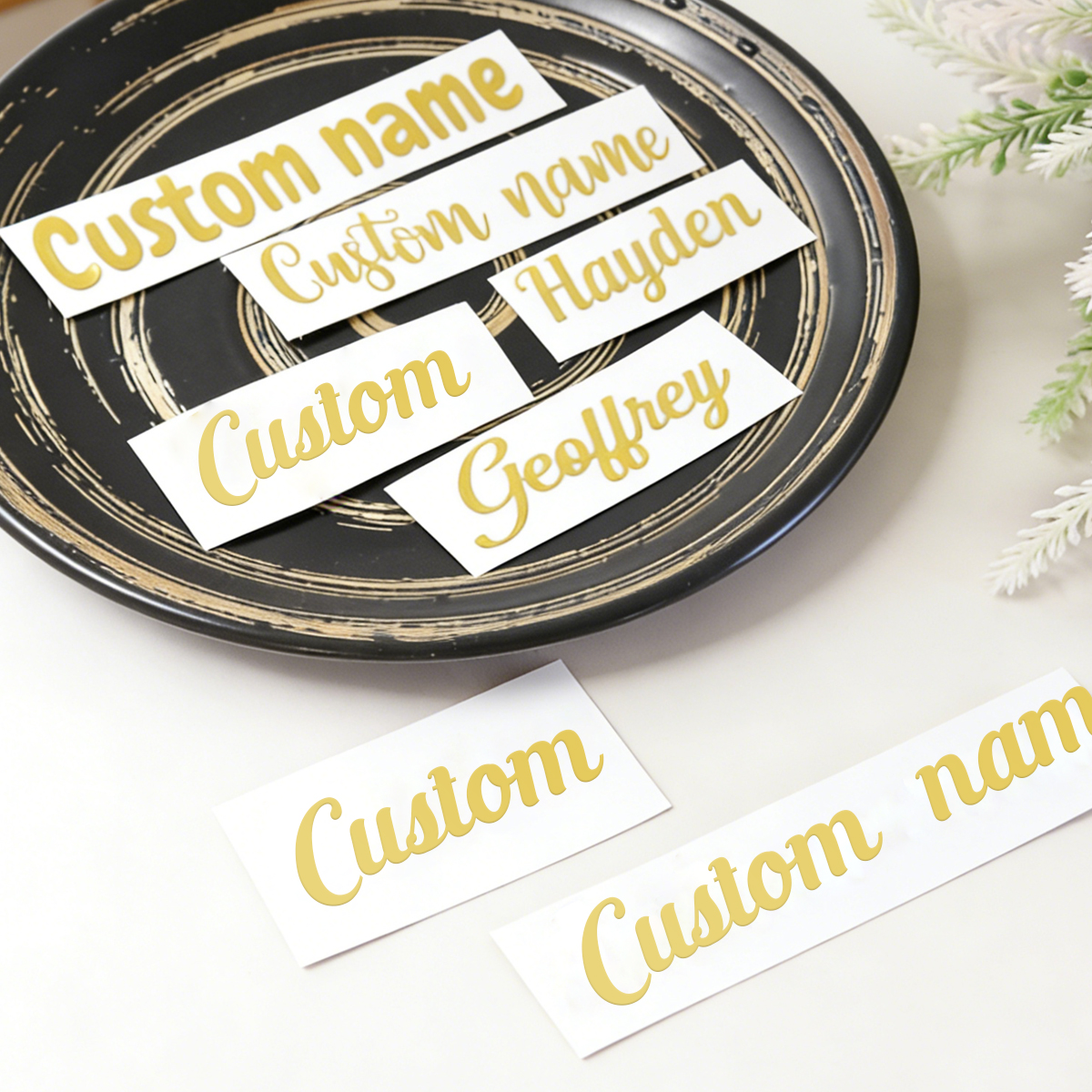 Custom name stickers, custom g - Personalised Candle Label 리뷰 및 가격
