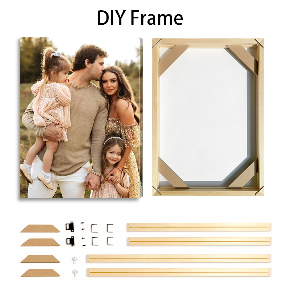 1 customized photo canvas, opt - Engraved Wood Frame 리뷰 및 가격